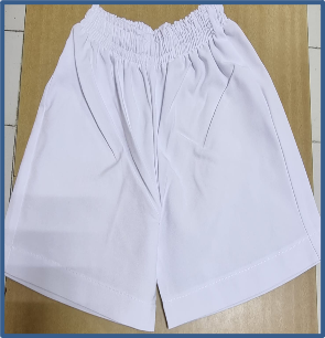 PE White Shorts
